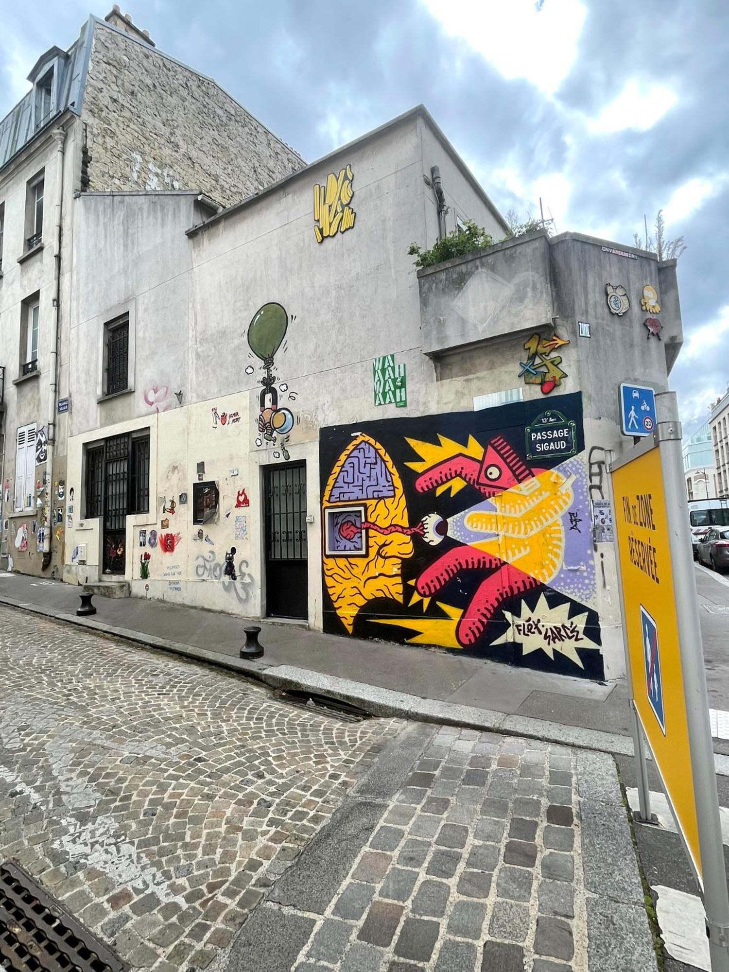 Studio Paris 13 Quartier Butte-Aux-Cailles エクステリア 写真